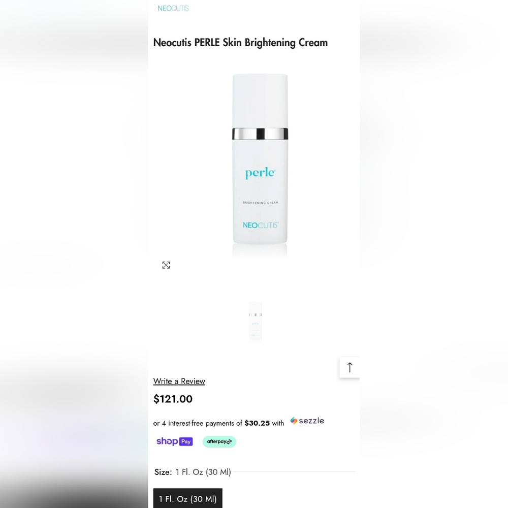 Perle Brightening Cream - White